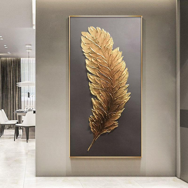 Golden Feather Elegance